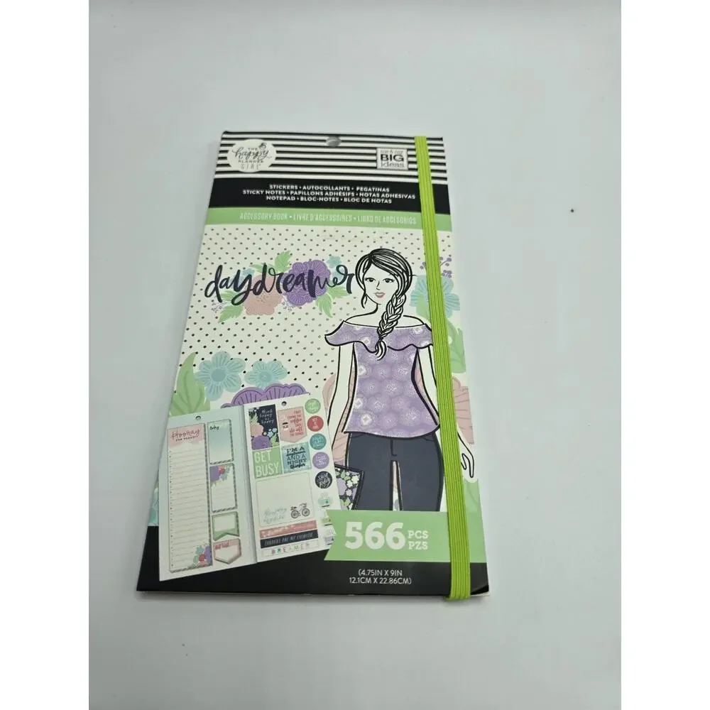 The Happy Planner Girl Sticker Accessory Book-Day Dreamer 566 pcs, New